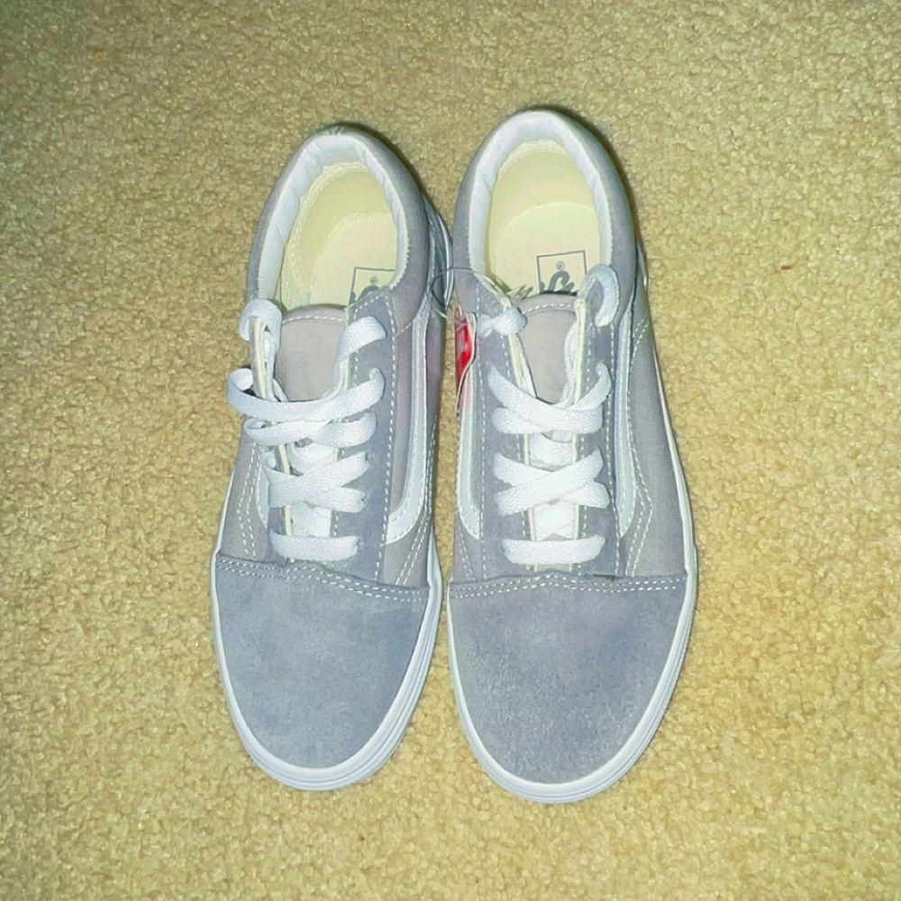 Kids Grey Vans size 3 BNNU - Picture 3 of 6